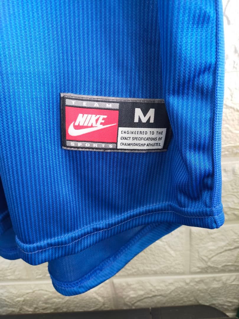 【当時物】ナイキ イタリア代表 1998年 Rバッジョ　青　イギリス製　Mサイズ