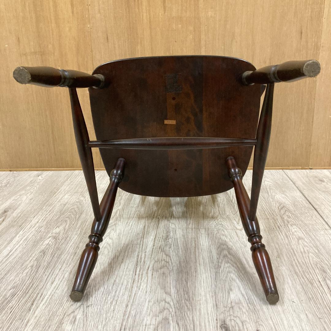 北海道民芸家具　 樺ウィンザーチェア アームチェア ダイニングチェア　椅子　A