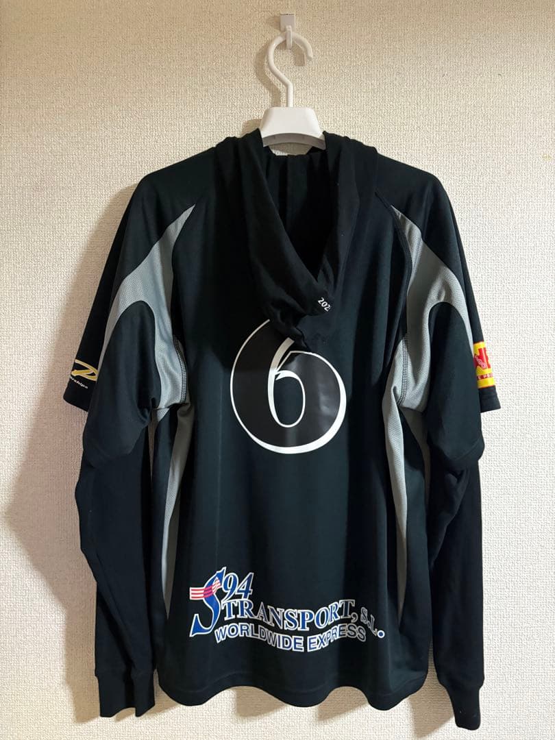 Supreme Hooded Soccer Jersey Black Sサイズ