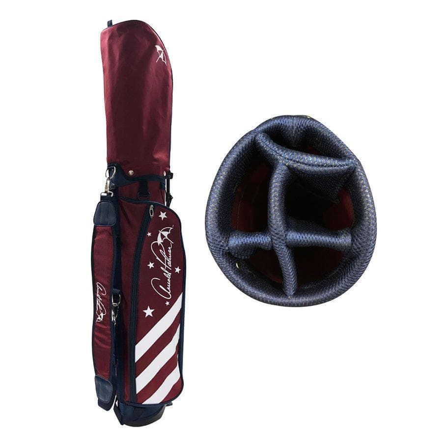 新品 アーノルドパーマー スタンド式 キャディバッグ 超軽量 ワイン