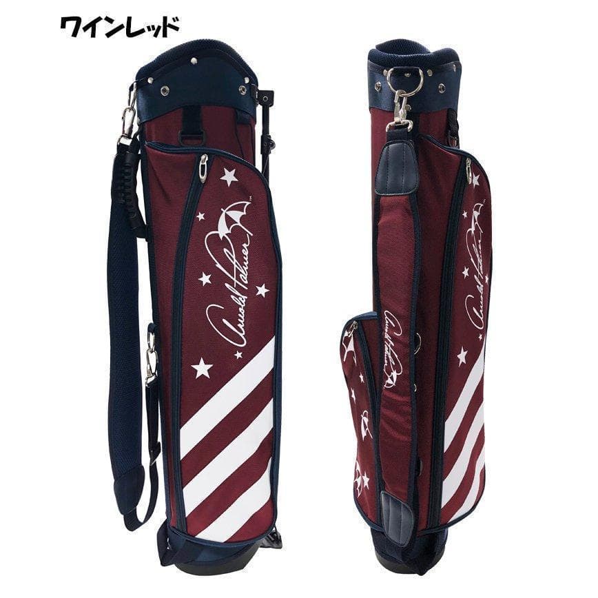 新品 アーノルドパーマー スタンド式 キャディバッグ 超軽量 ワイン