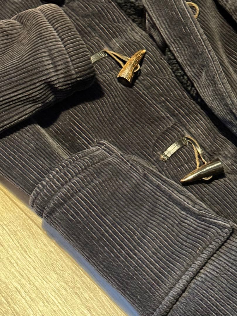 希少　英国Gloverall ダークブルー ダッフルコート