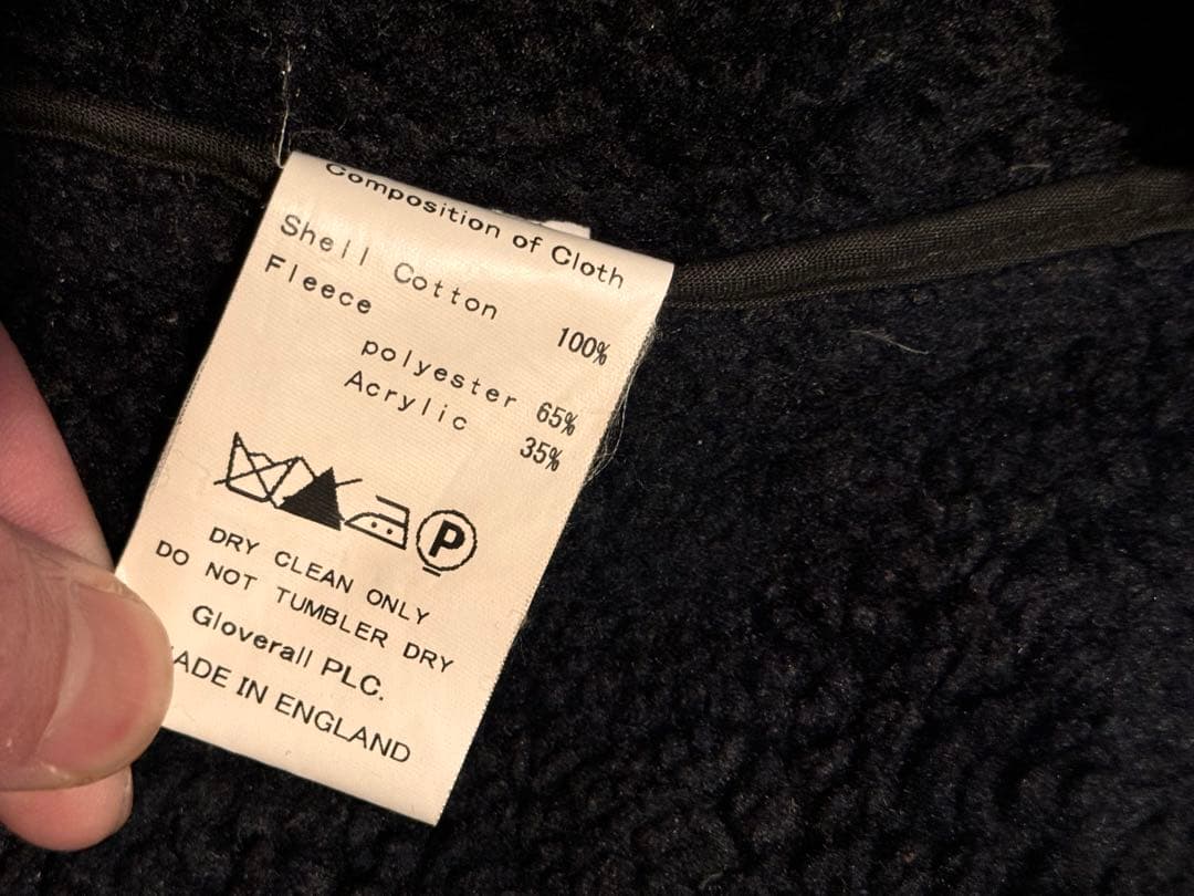 希少　英国Gloverall ダークブルー ダッフルコート