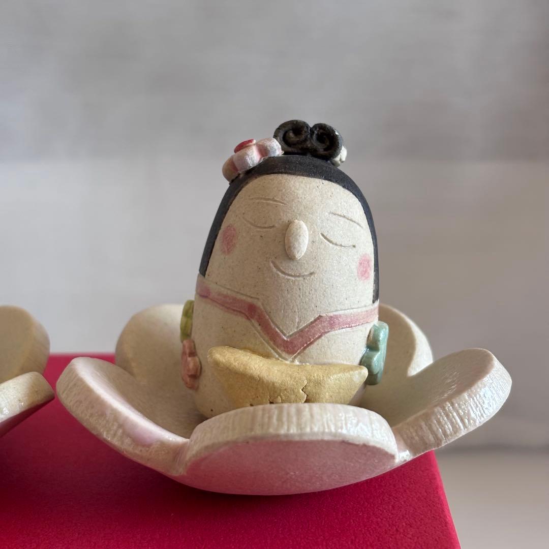 岡崎順子さん 雛人形 陶器