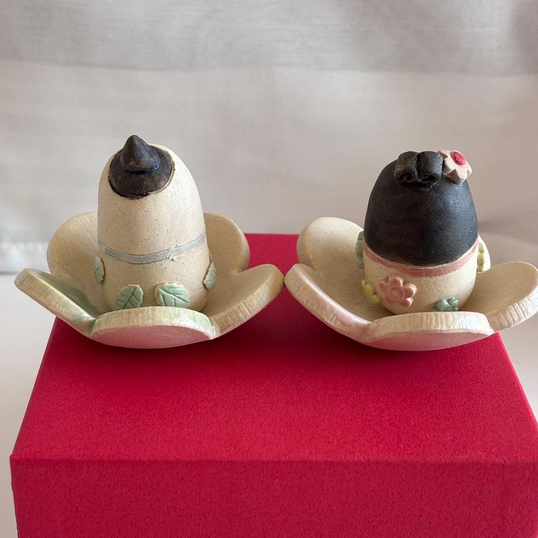 岡崎順子さん 雛人形 陶器
