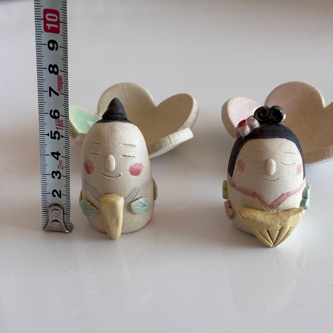 岡崎順子さん 雛人形 陶器