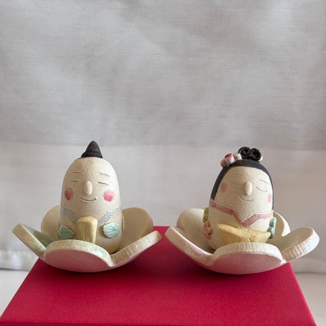 岡崎順子さん 雛人形 陶器