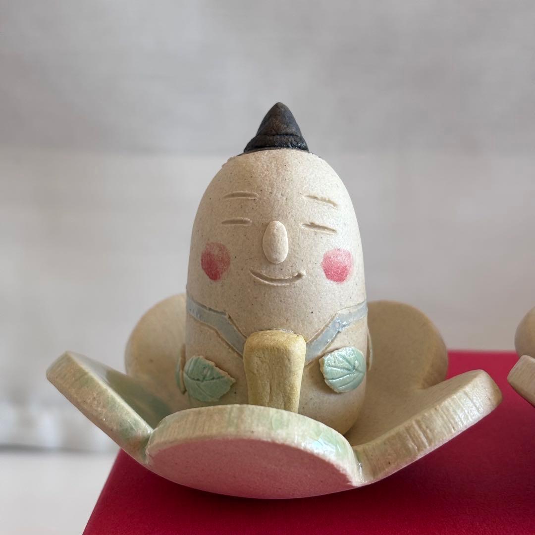 岡崎順子さん 雛人形 陶器