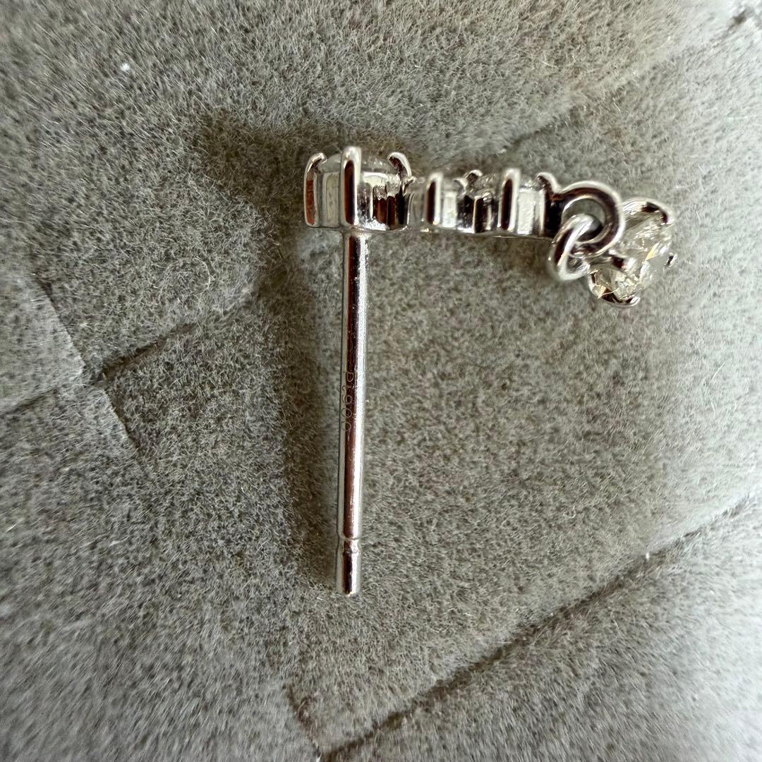 【新品未使用】TSUTSUMIプラチナダイヤモンドピアス Pt900