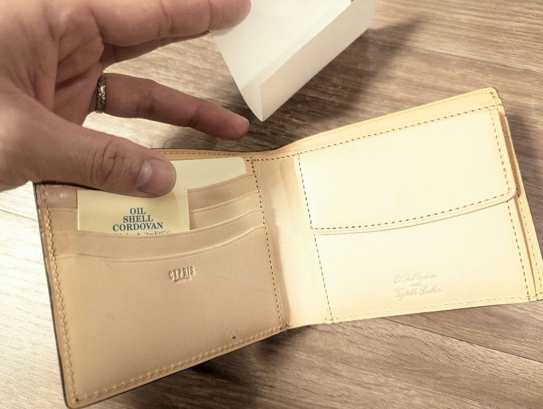 新品 定価10万 キプリス コードバン ウォレット GANZO ワイルドスワンズ