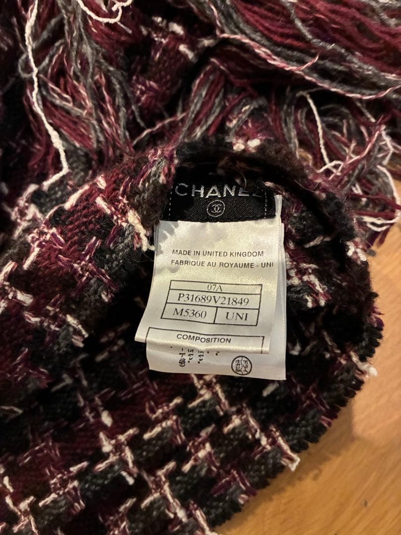 シャネル　マフラー