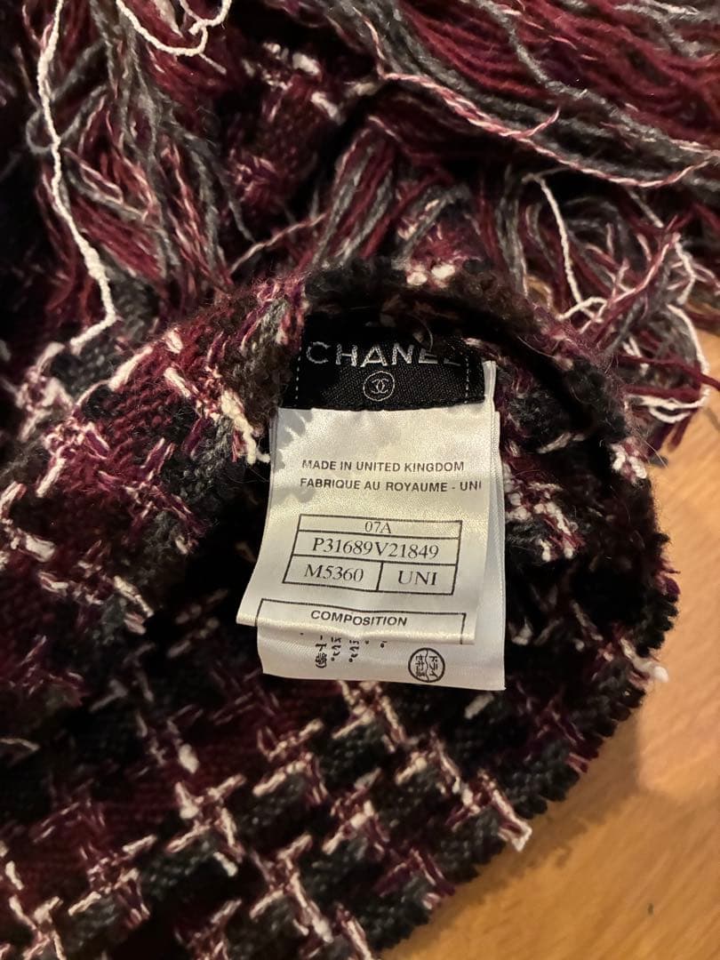 シャネル　マフラー