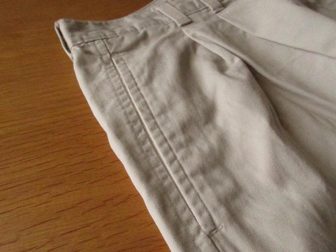★当時物エディーバウアー推定'90s【黒タグ】タックコットンパンツ/アイボリー