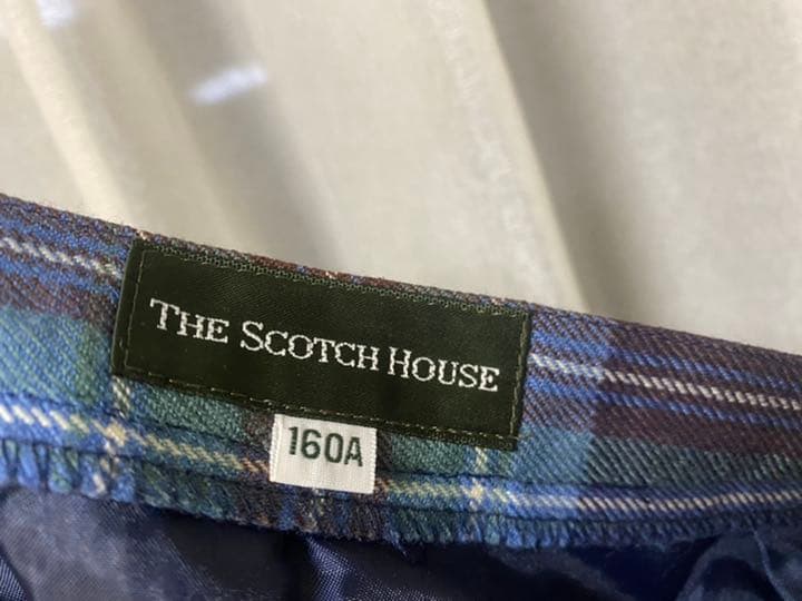 卒業式に女児スコッチハウススーツ（クリーニング済）