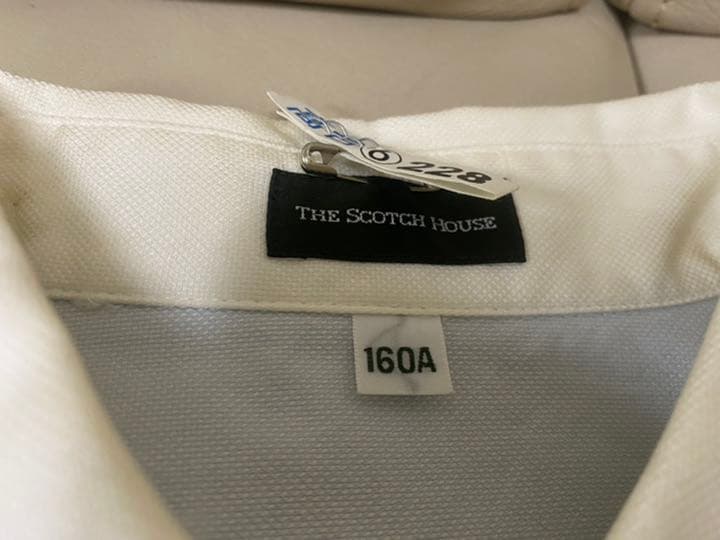 卒業式に女児スコッチハウススーツ（クリーニング済）