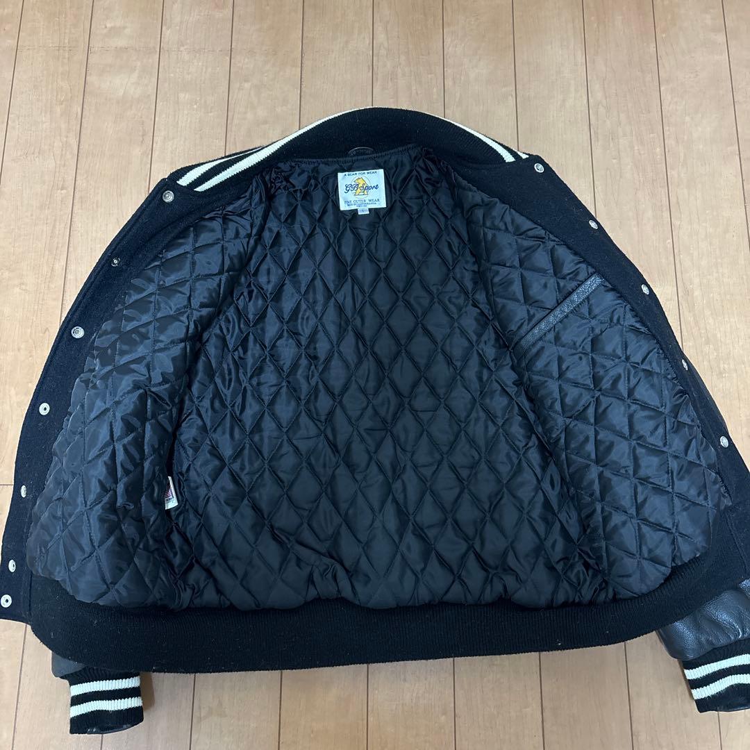 本日最終出品GB Sport Golden Bearスタジャン Lブラック