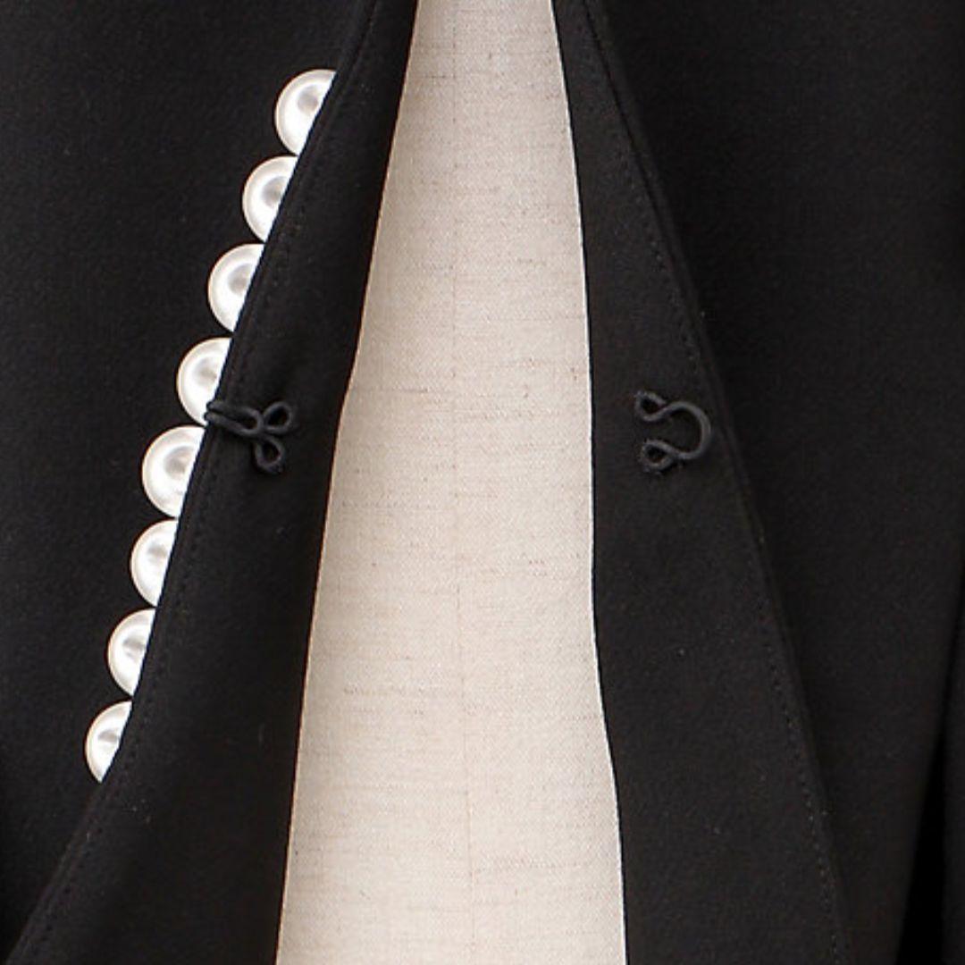 YOKO・CHAN　ヨーコ・チャン　フレアスリーブパールジャケット　40号