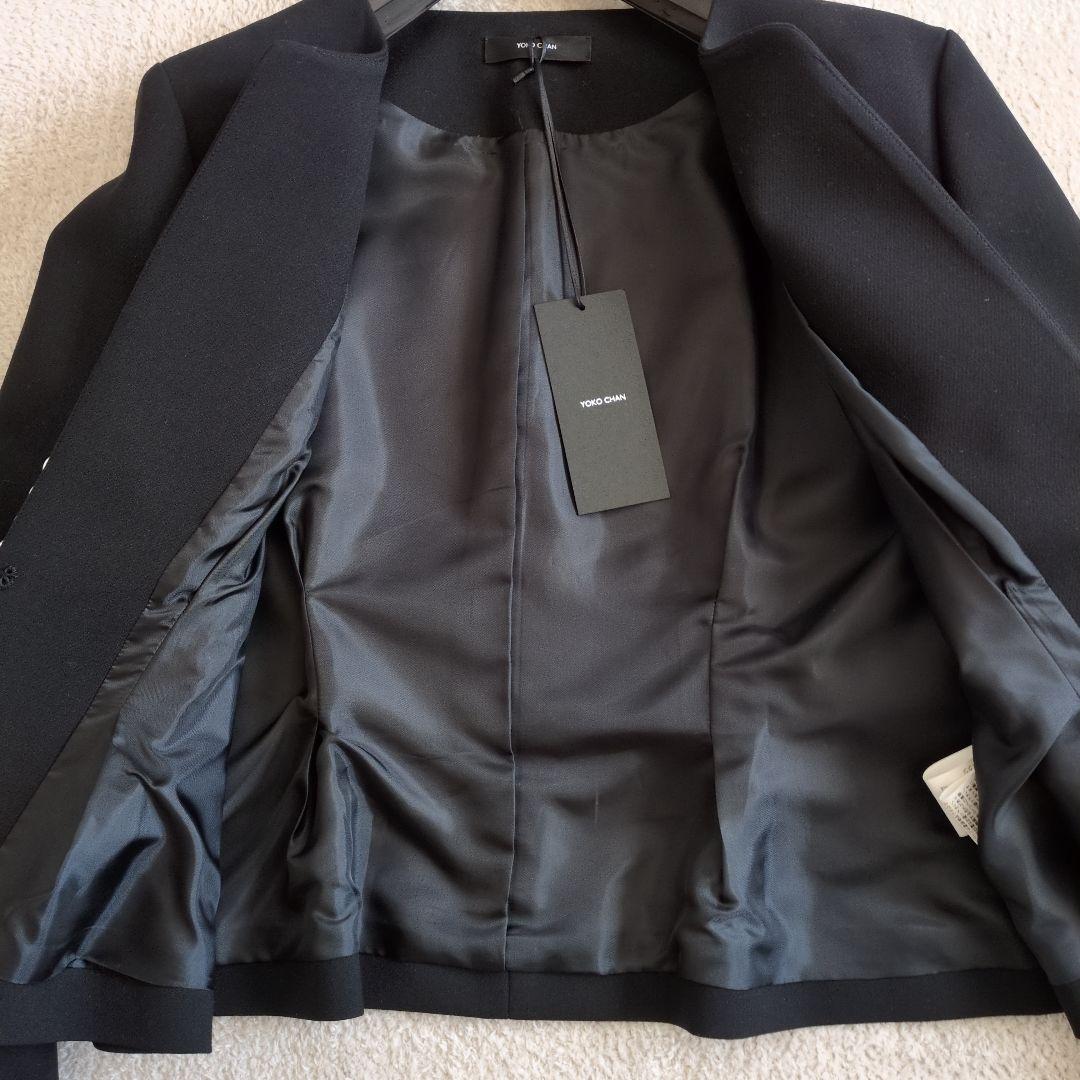 YOKO・CHAN　ヨーコ・チャン　フレアスリーブパールジャケット　40号
