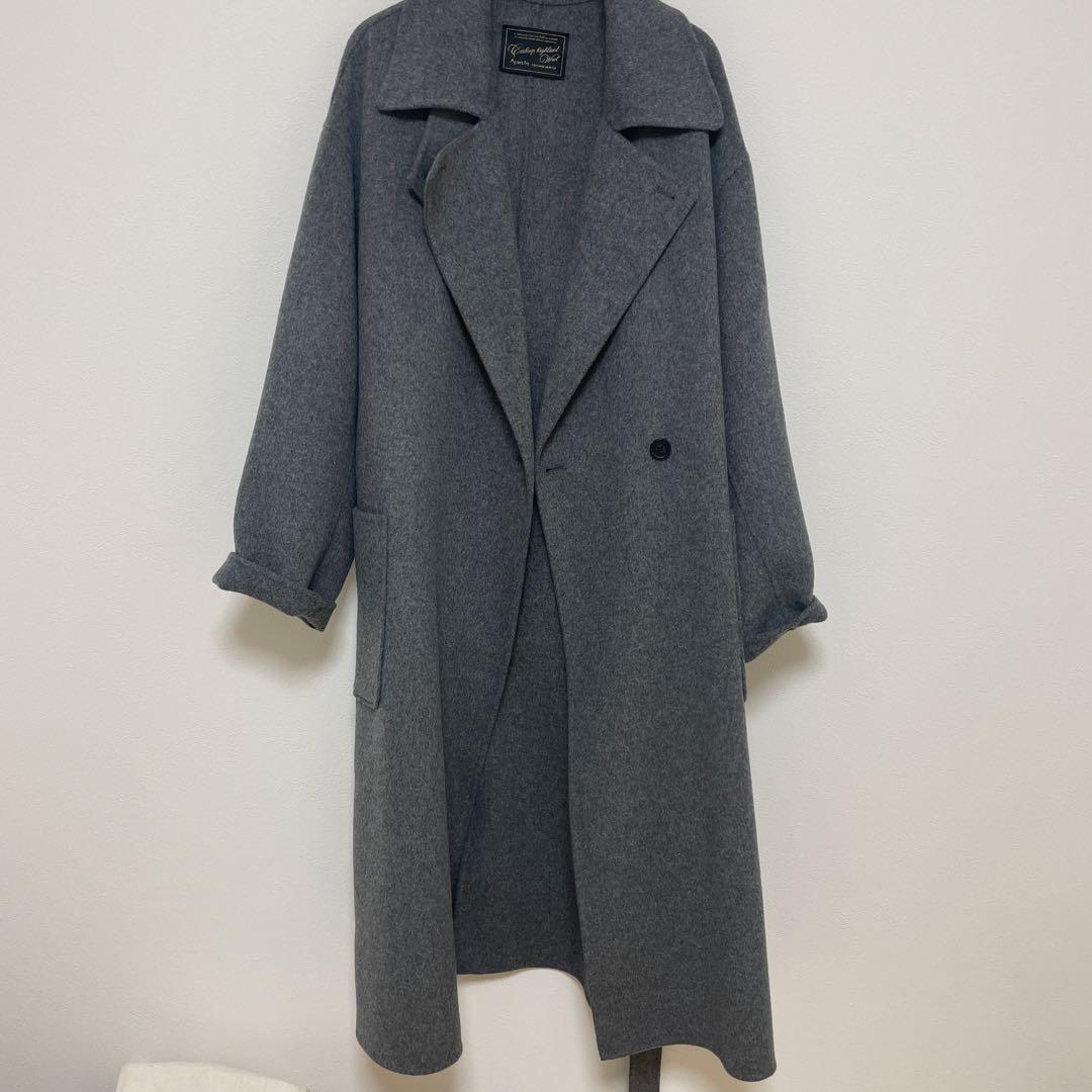 A part by カシープ3WAYスタンドロングコート　S グレー