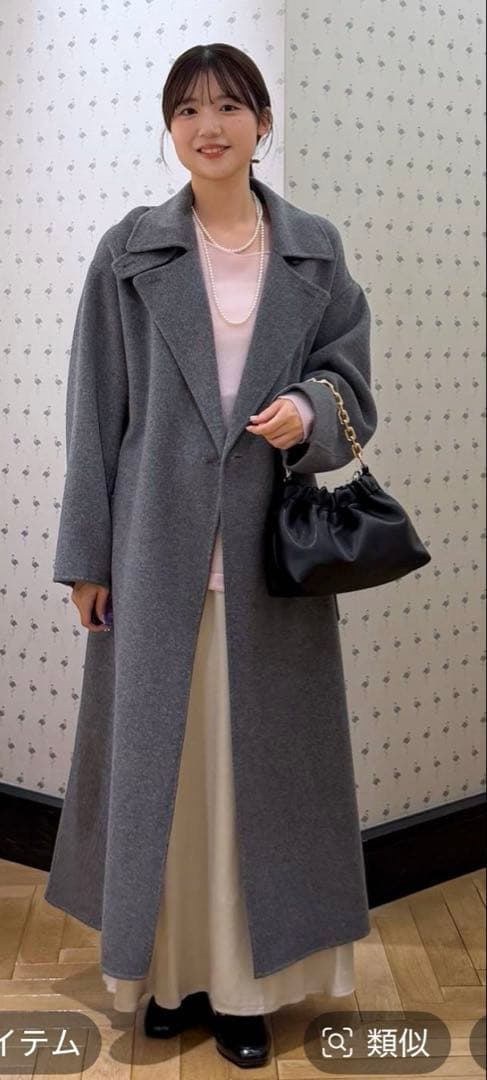 A part by カシープ3WAYスタンドロングコート　S グレー