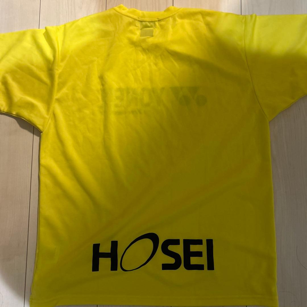YONEX イエロー シャツ HOSEI