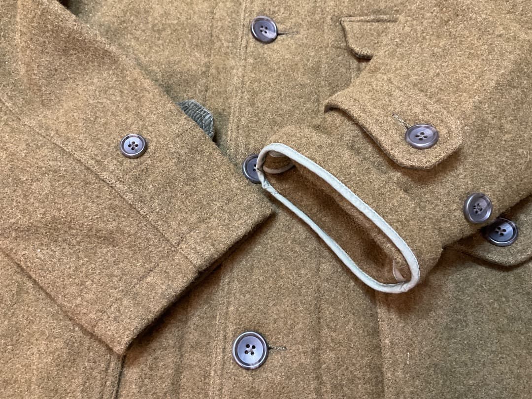 エンジニアードガーメンツ USA製 ウール マッキーノ コート ジャケット S