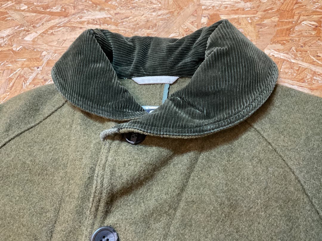 エンジニアードガーメンツ USA製 ウール マッキーノ コート ジャケット S