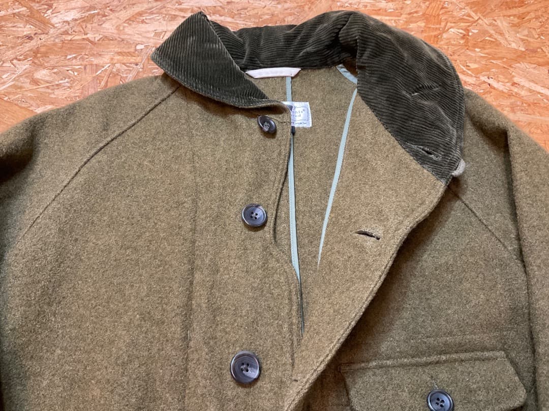 エンジニアードガーメンツ USA製 ウール マッキーノ コート ジャケット S