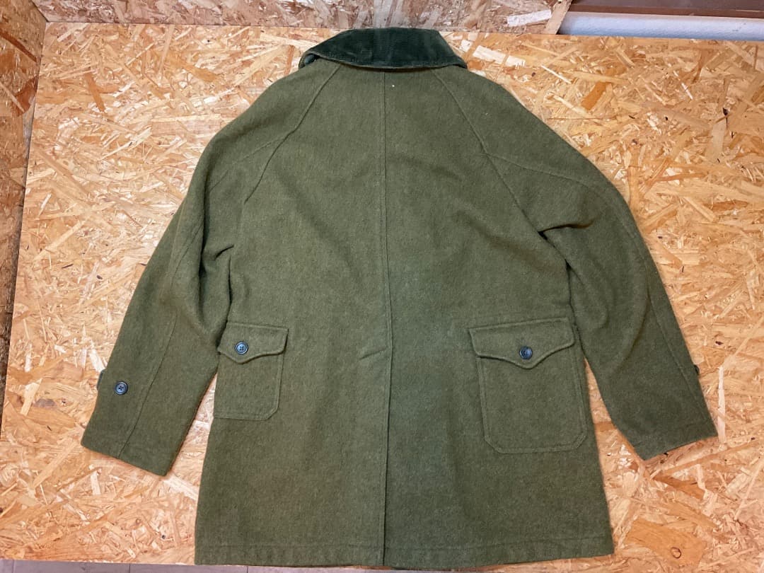 エンジニアードガーメンツ USA製 ウール マッキーノ コート ジャケット S