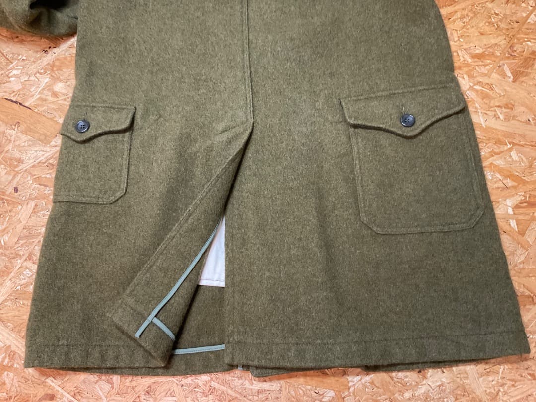 エンジニアードガーメンツ USA製 ウール マッキーノ コート ジャケット S