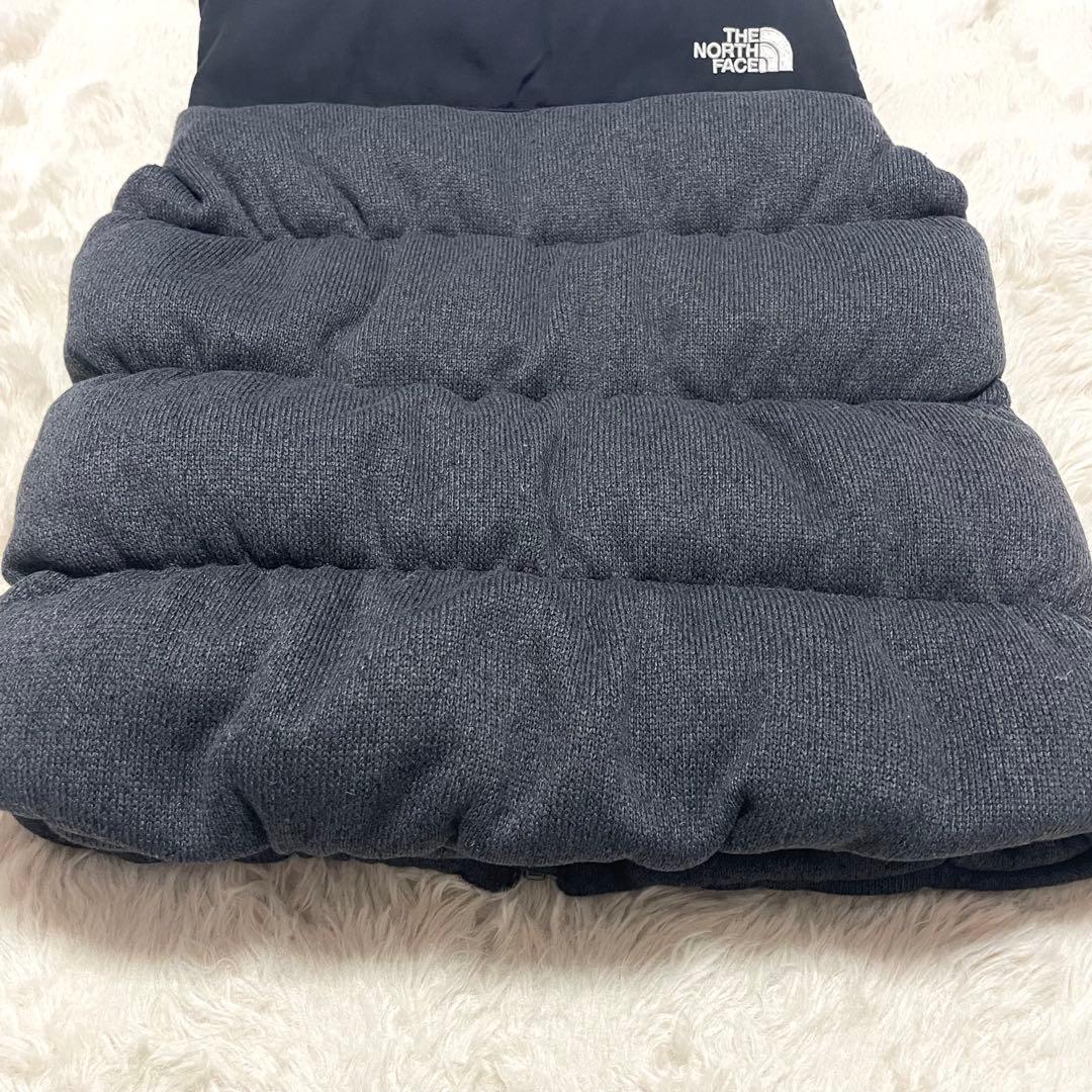 【THE NORTH FACE】ダウンベスト 700フィルパワー 黒/グレー切替