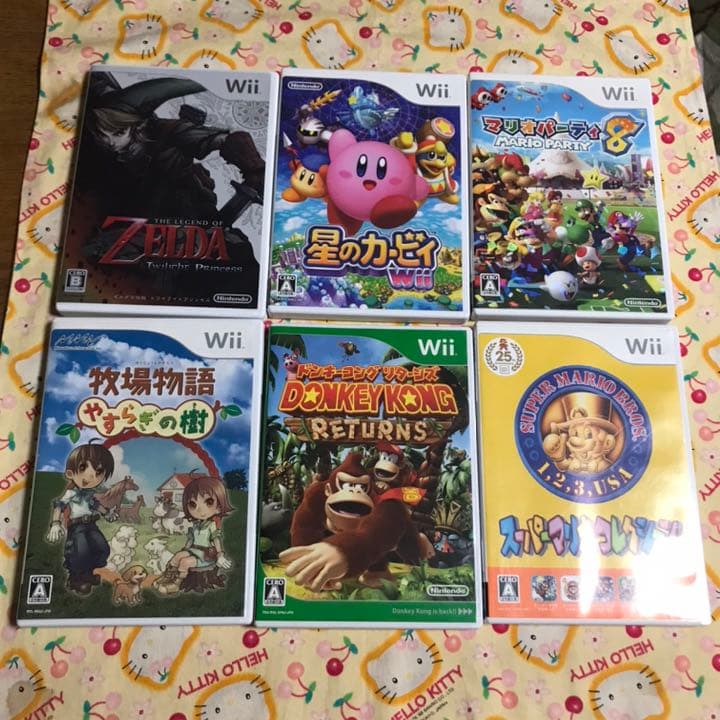 ★【Wii 】本体のセット＋ゲームソフト6個セット★