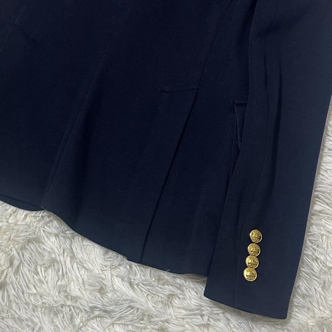 ポロラルフローレンジャケット濃紺ネイビー現行モデル RLロゴ刺繍 金ボタン XS