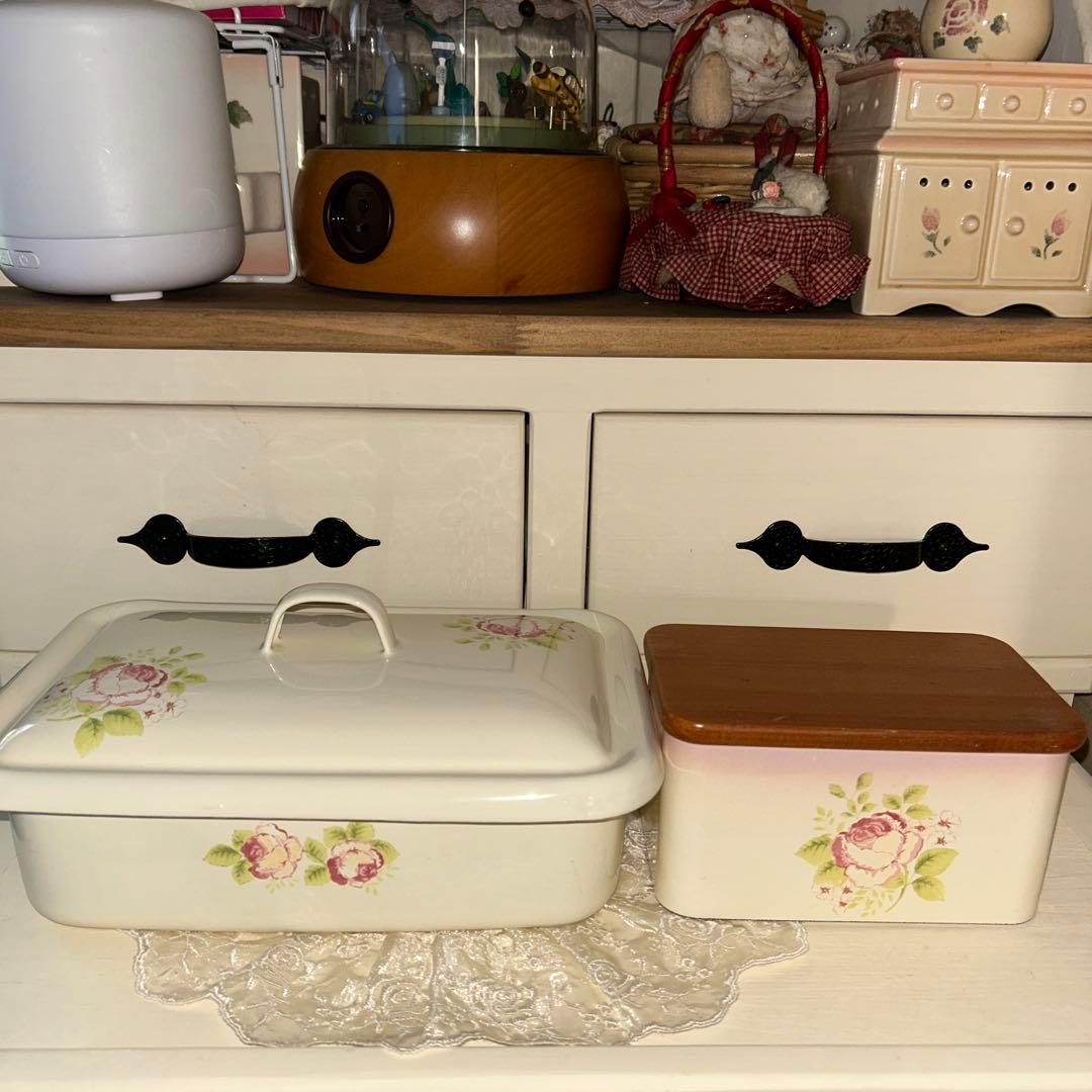 イマン　フローラホーローセット