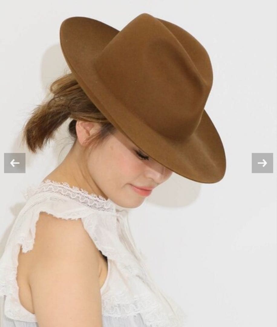 SUPER DUPER HAT ハットDeuxieme Classe キャメル