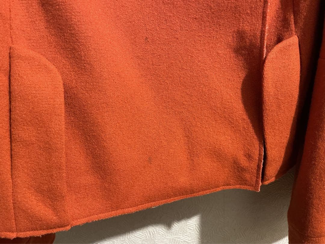 MARNI スタンドカラー ジャケット / マルニ ウール ダブル カットオフ