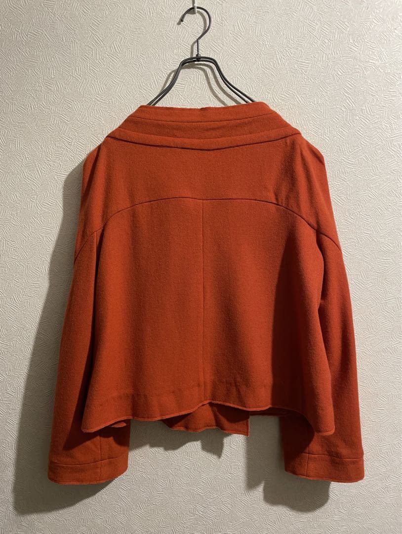 MARNI スタンドカラー ジャケット / マルニ ウール ダブル カットオフ