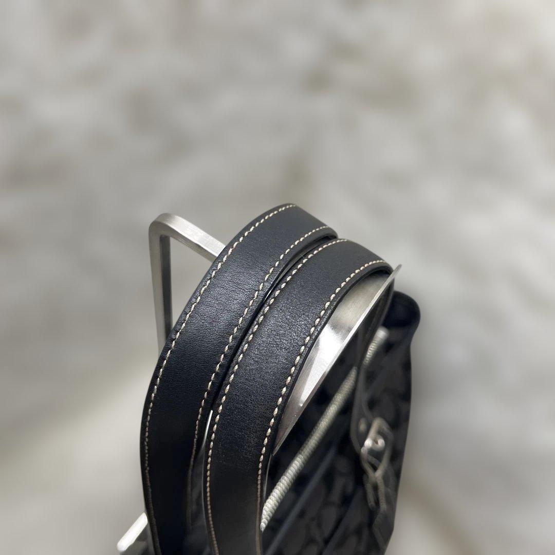 美品 COACH コーチ トートバッグ シグネチャーキャンバス6042 ブラック