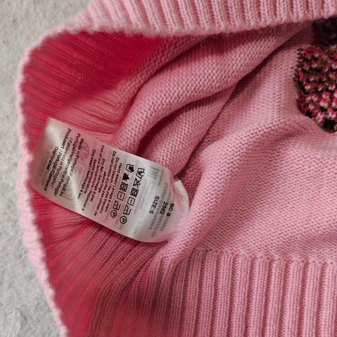 GANNI ニットベスト ピンク S