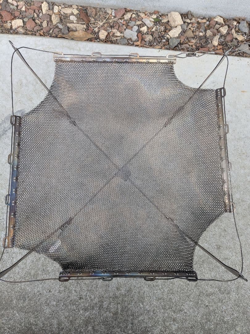 モノラル　MONORAL ワイヤーフレーム　焚き火台　五徳付き