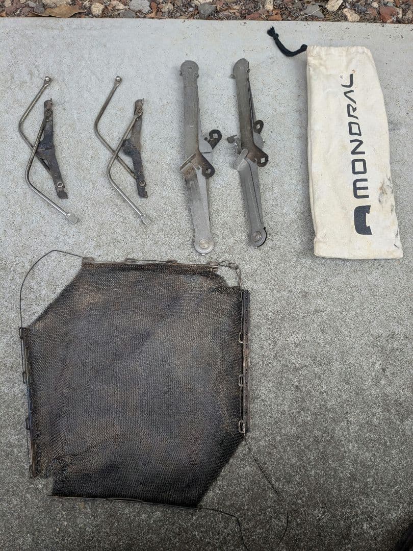 モノラル　MONORAL ワイヤーフレーム　焚き火台　五徳付き