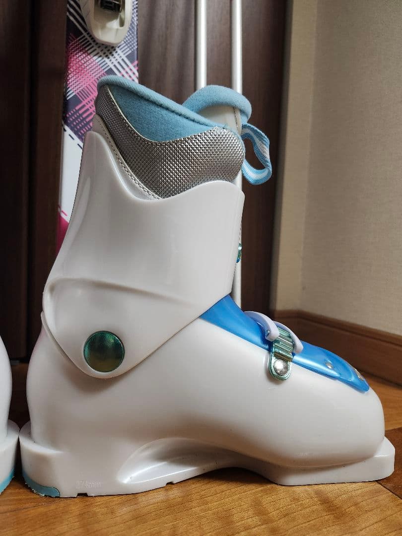 子供スキー板セット　スキー板138cm ブーツ 23cm ストック　95cm