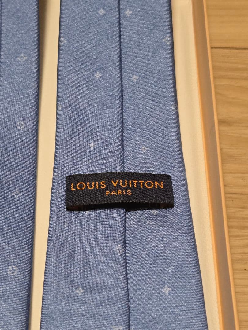 LOUIS VUITTON ネクタイ ネイビー 7cm