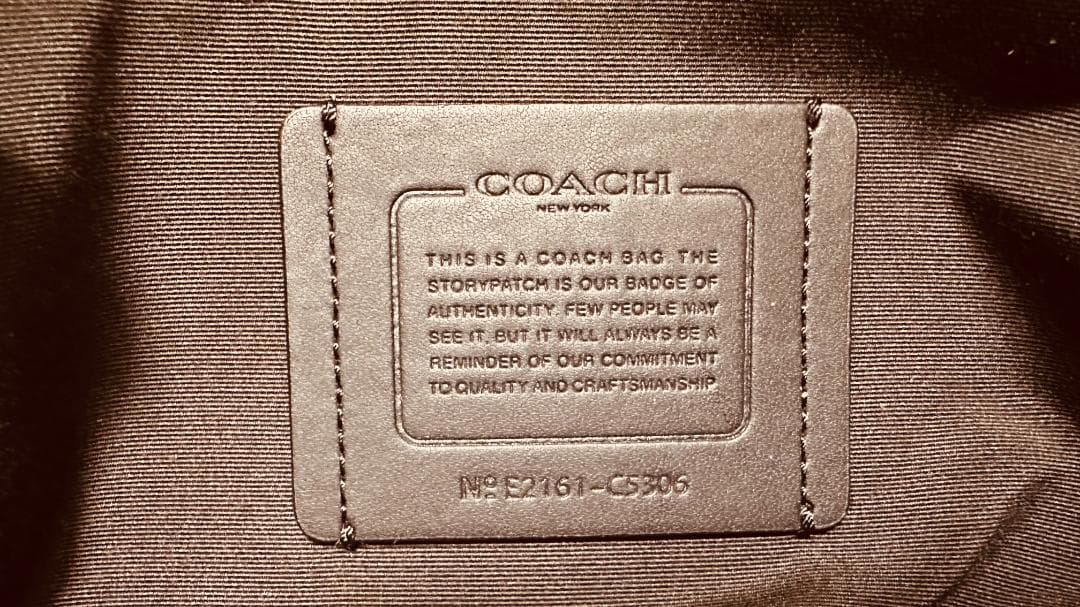 【美品】コーチ COACH ボストンバッグ レザー C5306 QB/BLACK