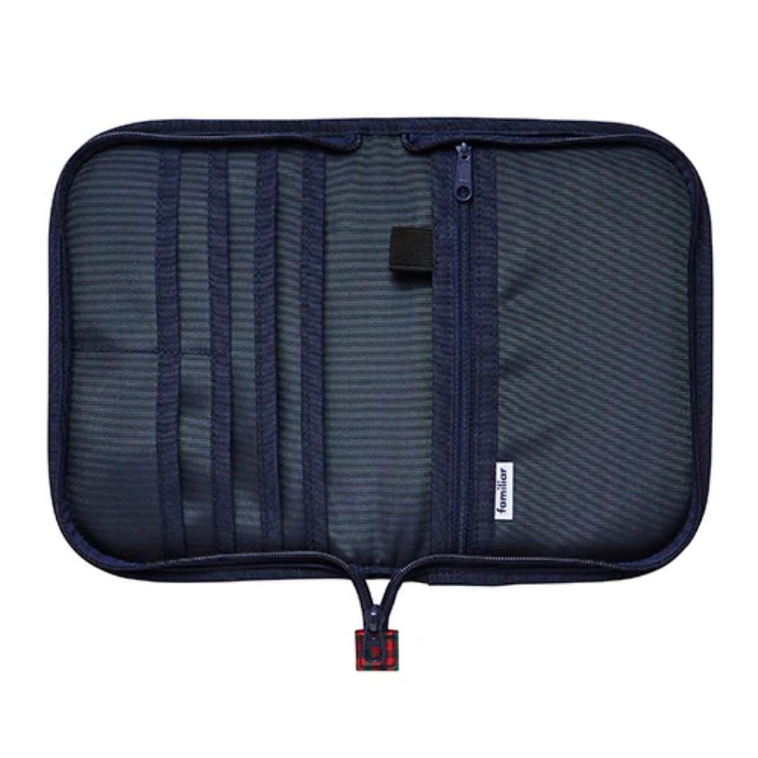 ファミリア 母子手帳ケース 赤チェック 002