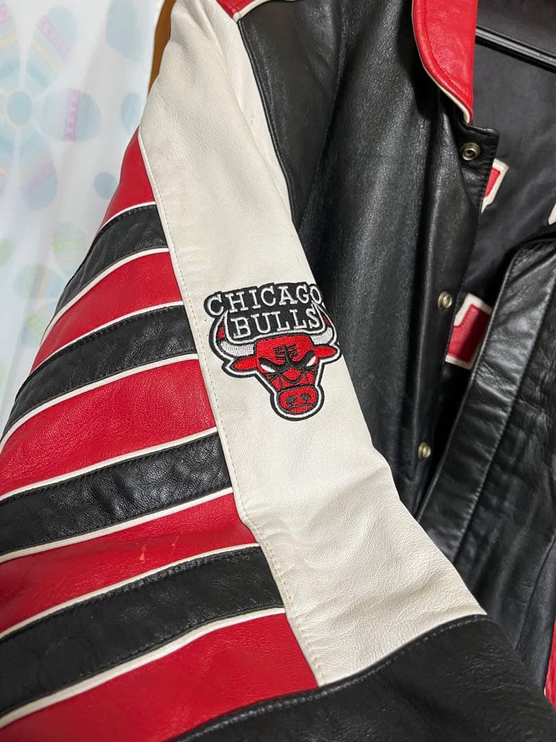ジェフハミルトン　シカゴブルズオールレザージャケット