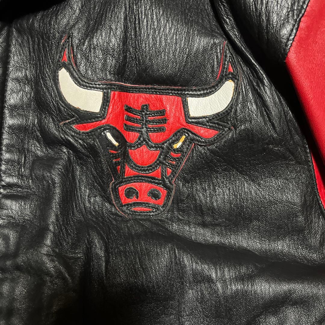 ジェフハミルトン　シカゴブルズオールレザージャケット