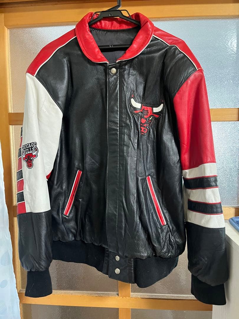 ジェフハミルトン　シカゴブルズオールレザージャケット