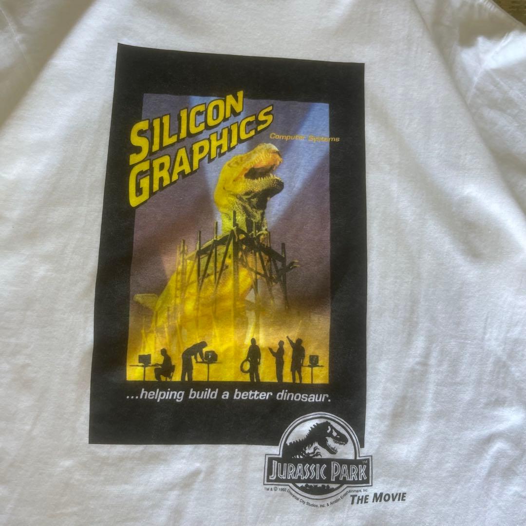 90s ジュラシックパーク プロモーション Tシャツ プリント