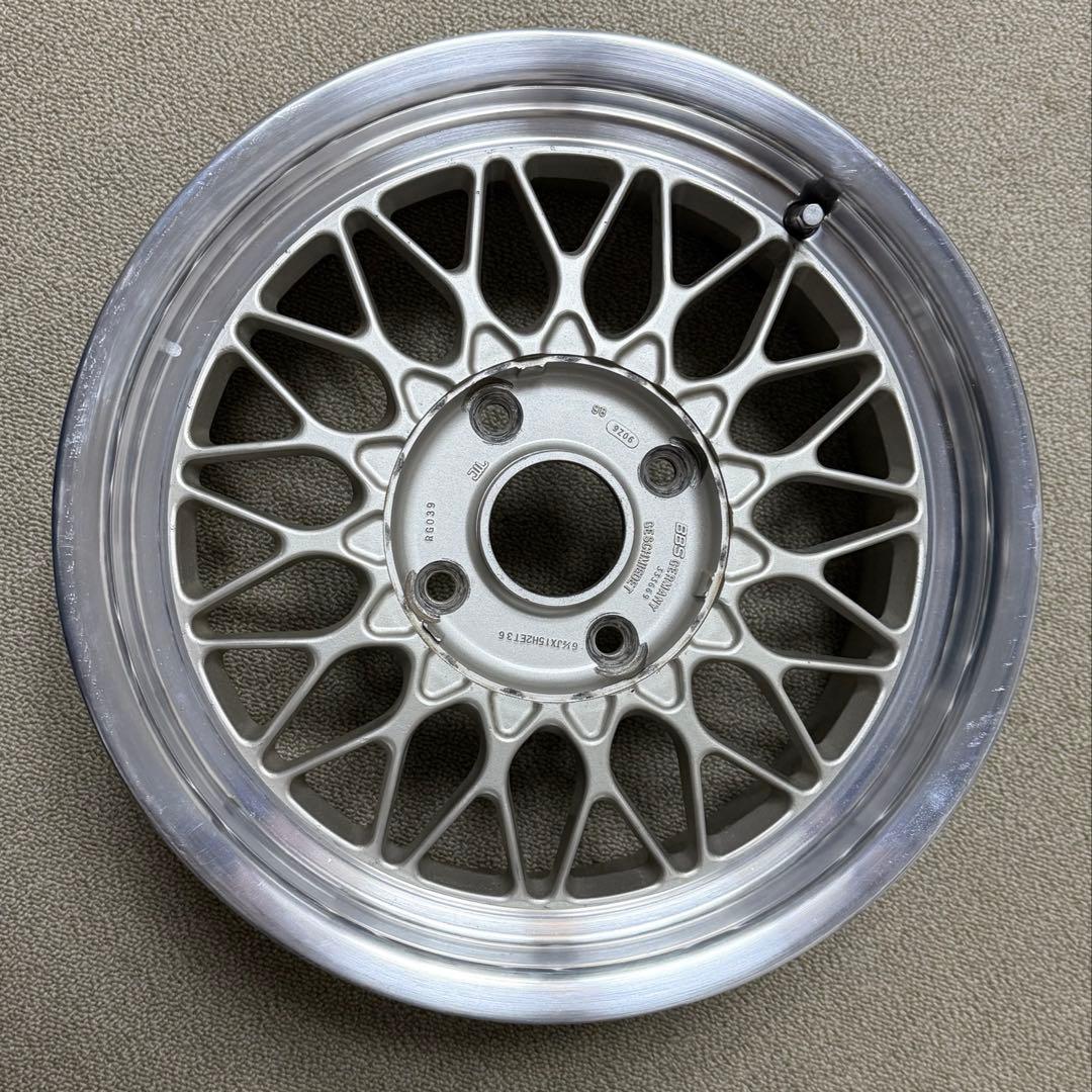 か*と様 美品 BBS 15インチ PCD114.3 4穴　6.5j +36 旧